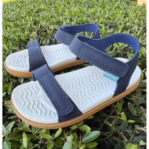 Native Charley Regatta Navy Blue Sandals Toddler 9 - Unisex